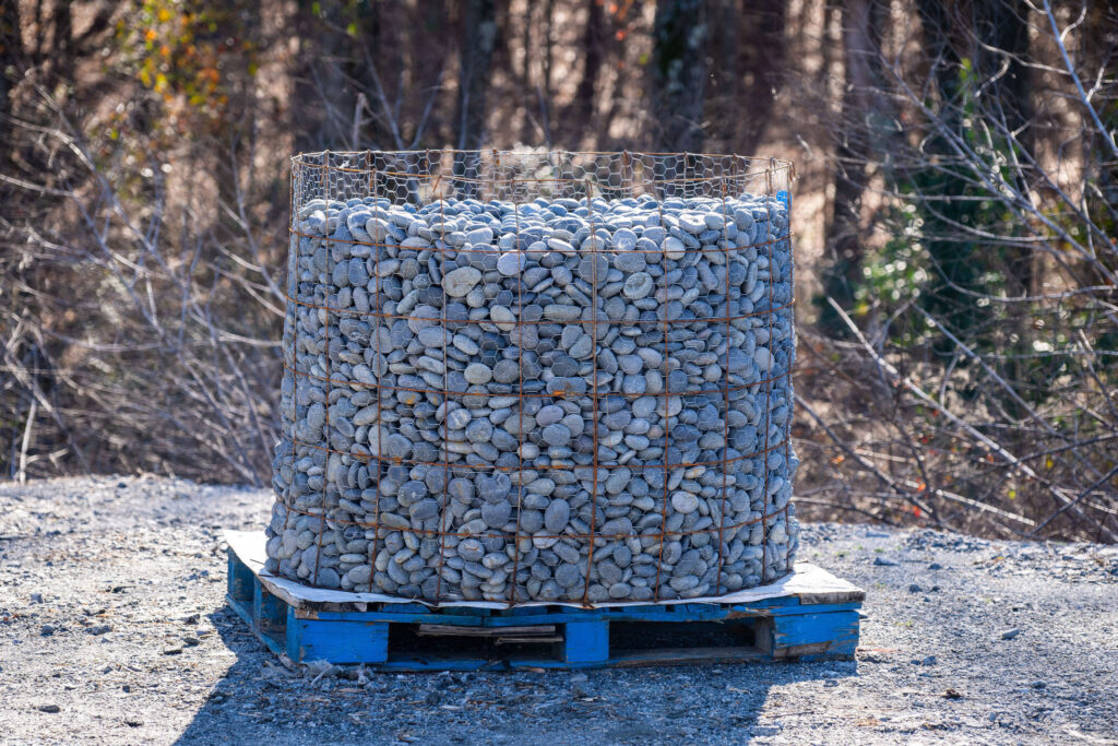 Palleyt Rocks 1”-2” Mexican beach Rock Pallet
